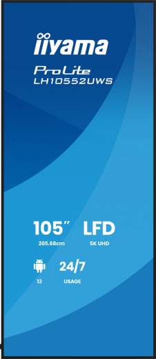 iiyama ProLite LH10552UWS-B1AG 105 5K UltraWide Public Display