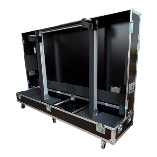 Universal Flightcase Transportkoffer für 98 TV Geräte