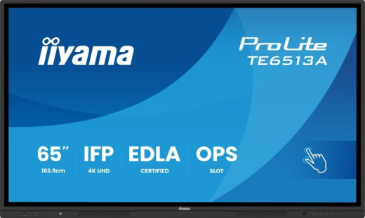 iiyama ProLite TE6513A-B3AG – 65 4K UHD Interactive Touch Display mit Android 14