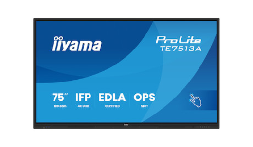 iiyama ProLite TE7513A-B2AG – 75 4K UHD Touchdisplay mit Android 14 und Google EDLA