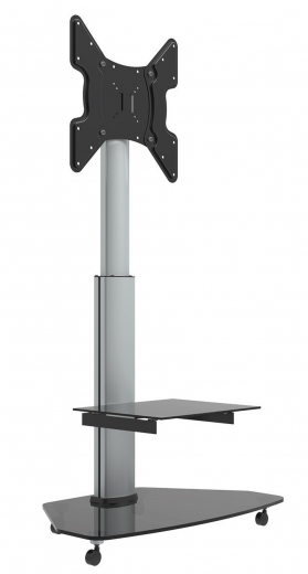 Hoehenverstellbarer LCD LED Standfuss auf Rollen PL1C 26-55 Zoll