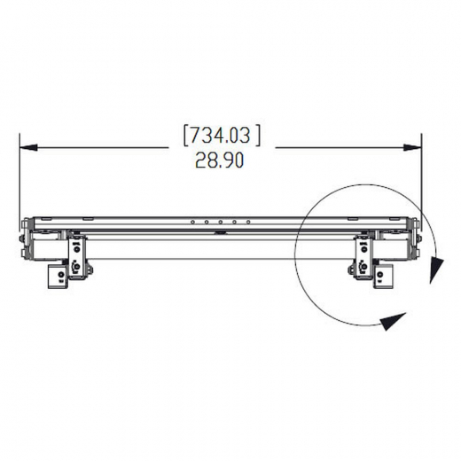 PFW 6870 Ausziehbare LCD LED Videowall Wandhalterung