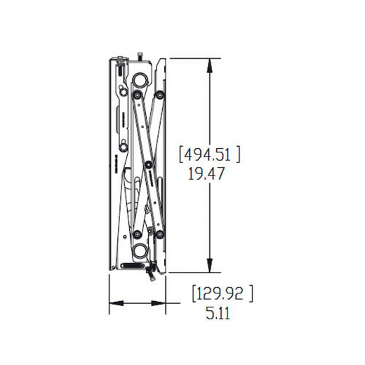 PFW 6870 Ausziehbare LCD LED Videowall Wandhalterung