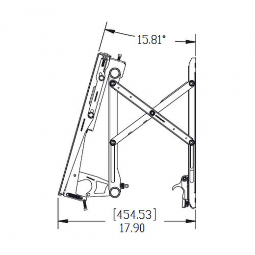 PFW 6870 Ausziehbare LCD LED Videowall Wandhalterung