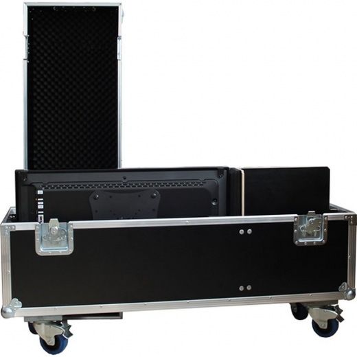 Universal Transportkoffer fuer Monitore bis 55 Zoll mit Standfuss