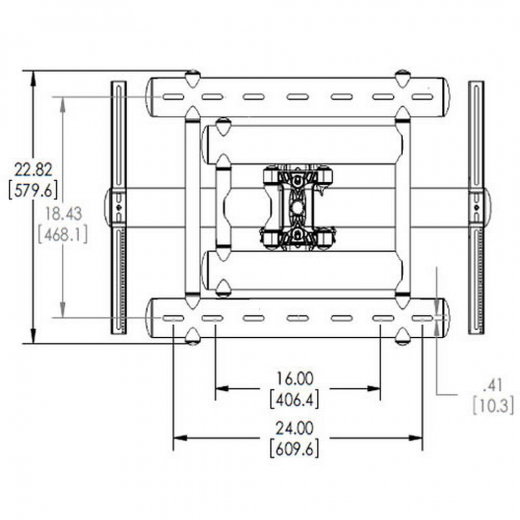 PFW 6852 dreh- und neigbare TV Wandhalterung 40 - 98 Zoll