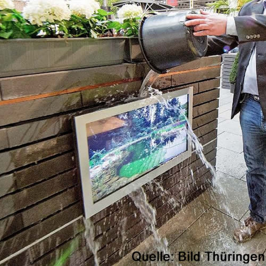 Outdoor LED TV Monitor mit Wetterschutz 32 Zoll