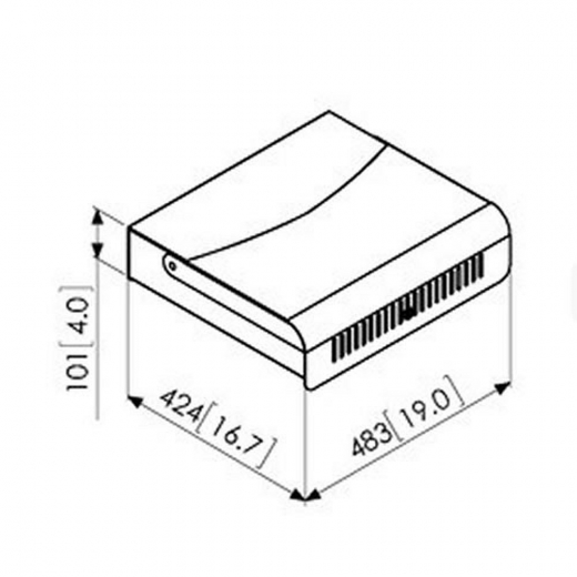 Connect-it PFA9112 kleines Diebstahlschutzgehäuse