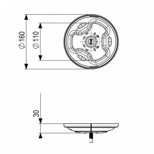 PUC1011 Deckenadapter