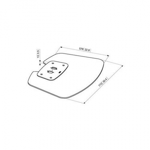 PFF7020 Bodenplatte für Standfüße