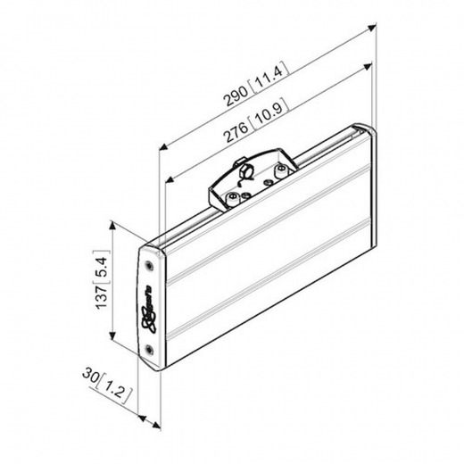 PFB3402 Adapterleiste für Monitorhalterung 29 cm