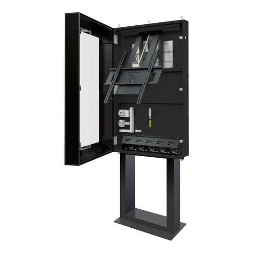 Design Outdoor Stele DOOHSTAND mit 46 Zoll Display