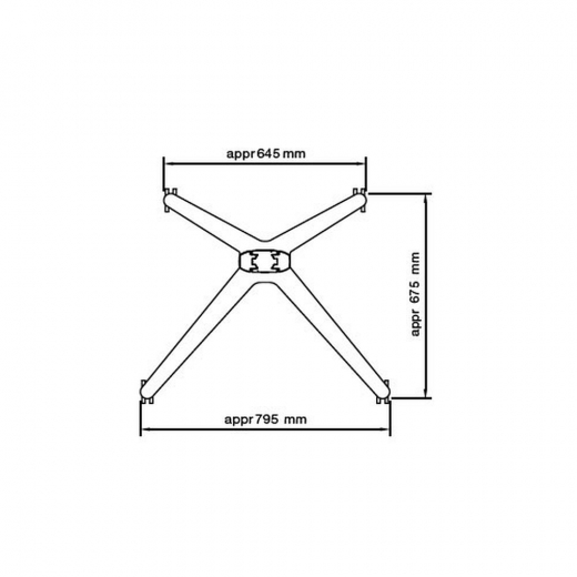 Rollwagen fuer Plasma LCD Monitore XFHM