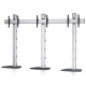 1x3 Videowall Standfuss fuer Monitore von 42-55 Zoll