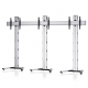 1x3 Videowall Standfuss fuer Monitore von 42-55 Zoll