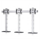1x3 Ruecken-an-Ruecken Videowall-Standfuss 42-55 Zoll