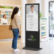 Digitale Werbestele mit Touch-Funktion und PC