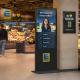 Digitale Werbestele mit Touch-Funktion, PC und integrierter Kamera