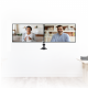 Videokonferenz Wandhalterung fuer zwei Bildschirme bis 46 Zoll