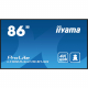 iiyama ProLite LH8654UHS-B1AG 86 Zoll Digital Signage Display