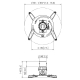 PPC 1500W Projektor-Deckenhalterung