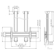CD3084S Bildschirm Deckenhalterung