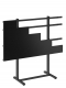FLED 5x5 dvLED Bodenständer für 27“ Schränke 5x5 Konfiguration