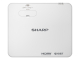 Sharp P701U Standard Throw-Projektor 7000 ANSI Lumen 3LCD WUXGA (1920x1200) Weiß