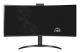 LG 34CR651I-6P All-in-One PC/Workstation Intel® Pentium® Silver N6005 86,4 cm (34) 3440 x 1440 Pixel All-in-One thin client 8 GB DDR4-SDRAM 16 GB eMMC Wi-Fi 6 (802.11ax) Schwarz
