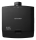 Sharp V801U Standard Throw-Projektor 8000 ANSI Lumen 3LCD WUXGA (1920x1200) 3D Schwarz