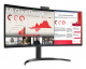 LG 34CR651W-BP All-in-One PC/Workstation Intel® Pentium® Silver N6005 86,4 cm (34) 3440 x 1440 Pixel All-in-One thin client 8 GB DDR4-SDRAM 256 GB SSD Windows 10 IoT Enterprise LTSC Wi-Fi 6 (802.11ax) Schwarz