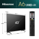 Hisense 43E6NT 43 Zoll 4K UHD Smart TV