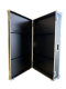 Koffer-Flightcase Trolley für Display und Standfuß-Komponenten – Birkenmultiplex, schwarz B-Ware