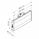 PFB3402 Adapterleiste für Monitorhalterung 29 cm