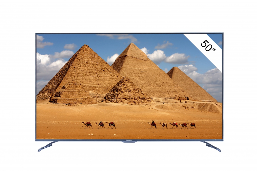 TORNADO Frameless 50 Inch 4K - Google Smart TV - Multimedia Display
