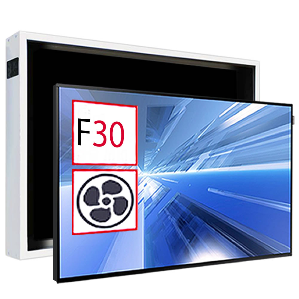 Indoor LCD LED Schutzgehäuse mit F30 Brandschutz und Monitor