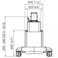 MM-PFT 2515 Display-Trolley 32-65 Zoll