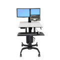 Ergotron Workfit-C Steh Sitz Arbeitsplatz  für LCD und Laptop