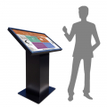 Kiosksystem Pult Version mit kapazitivem Touch Display 43 - 55 Zoll