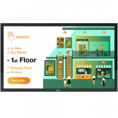 NEC MultiSync® M651 PCAP 65 Zoll UHD Touch Bildschirm
