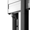 RISE Trolley für große Displays bis 105 Zoll mit motorisiertem Display-Lift 80 mm/s schwarz