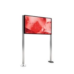 Digitale Outdoor Werbestele MMLS-Serie Landscape – wetterfest & hell | 32–75 Zoll | 3500 cd/m² High Brightness Display
