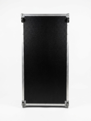 Koffer-Flightcase Trolley für Display und Standfuß-Komponenten – Birkenmultiplex, schwarz B-Ware