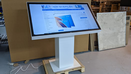 Touch-Displays sorgen für eine intuitive und einladende Bedienung